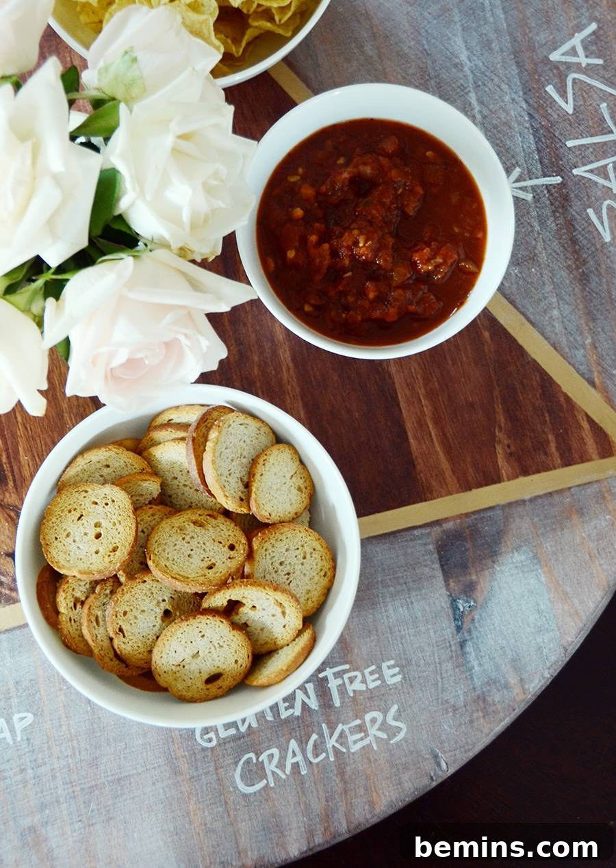 Ready to Serve: Giant DIY Lazy Susan with Snacks