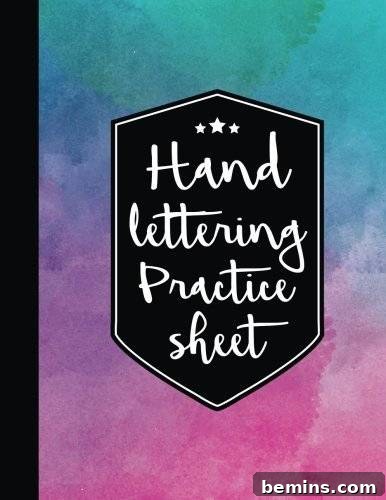 Hand Lettering Practice Sheets
