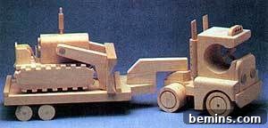 Craft Timeless Joy: Free Wood Toy Plans 8 Wooden truck and trailer