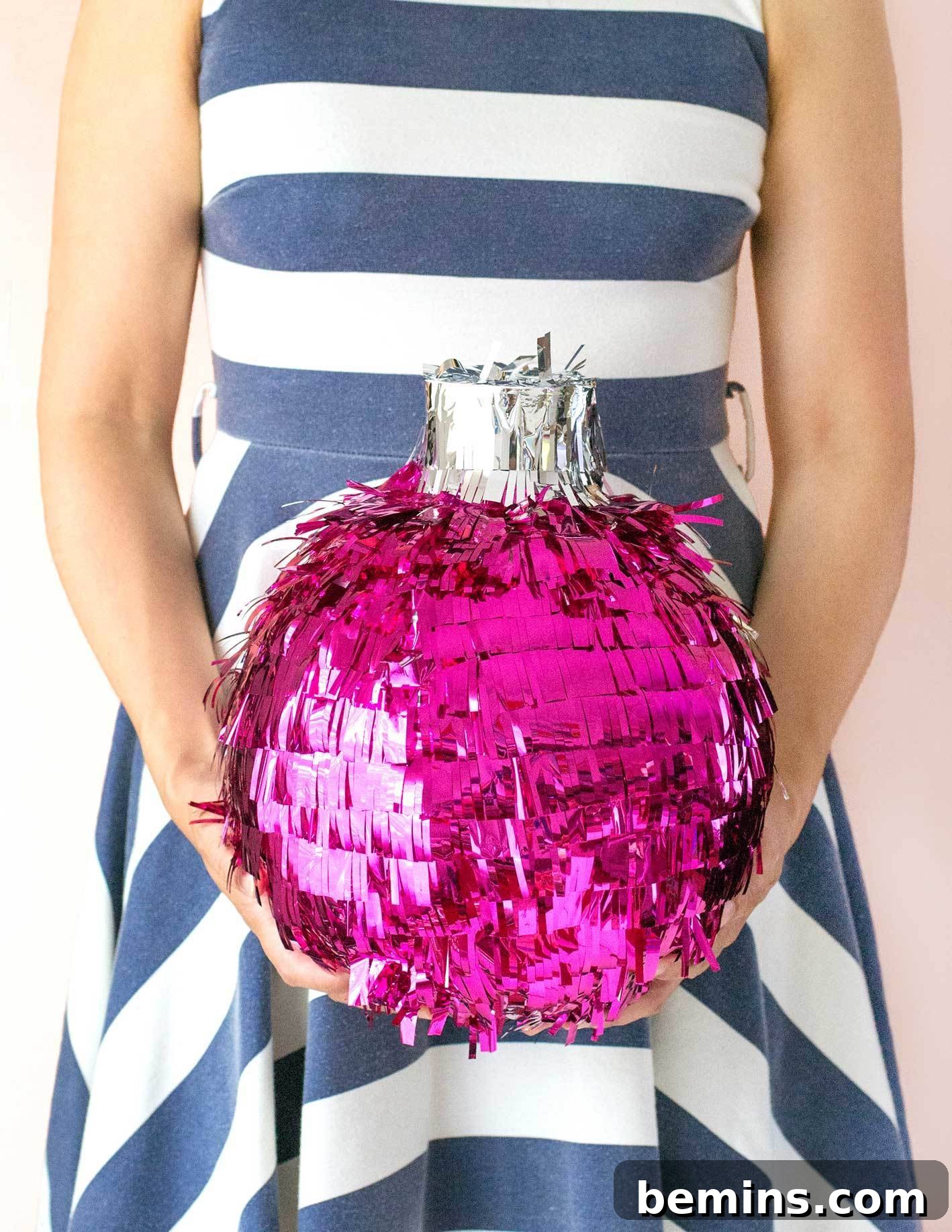 Festive Bauble Piñata - A Hit with All Ages