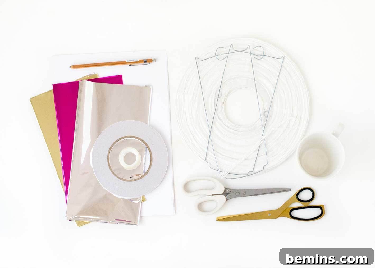 DIY Bauble Piñata Materials - Get Everything Ready