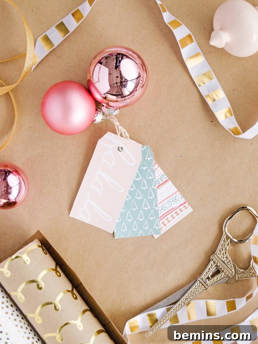 Print these! Holiday gift tags