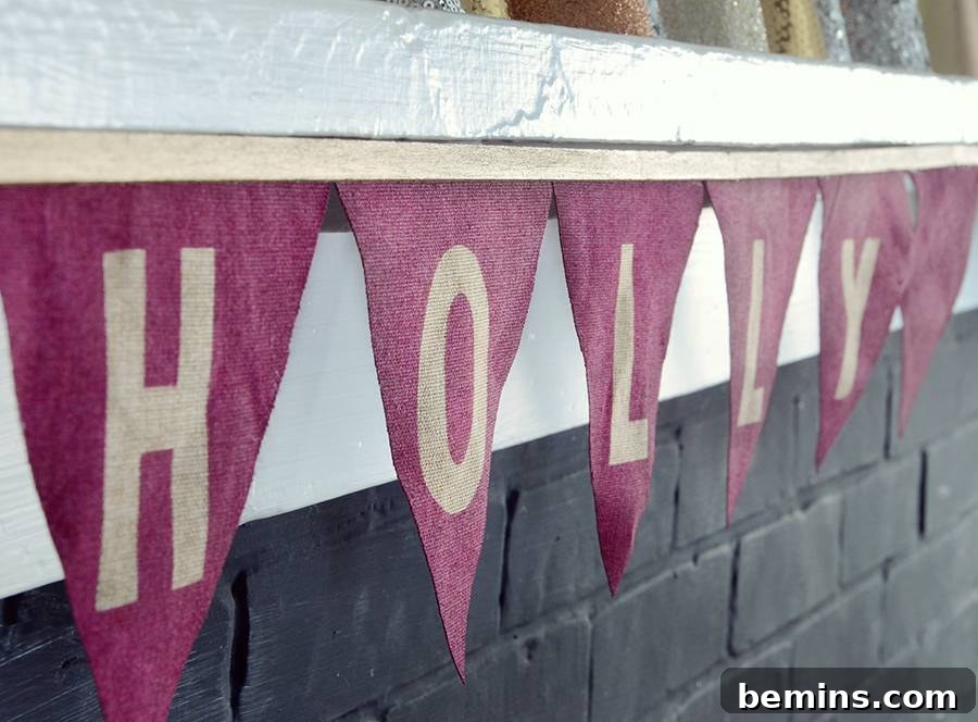 Express Yourself with DIY Fabric Banners 13 Easy DIY Fabric Message Banner
