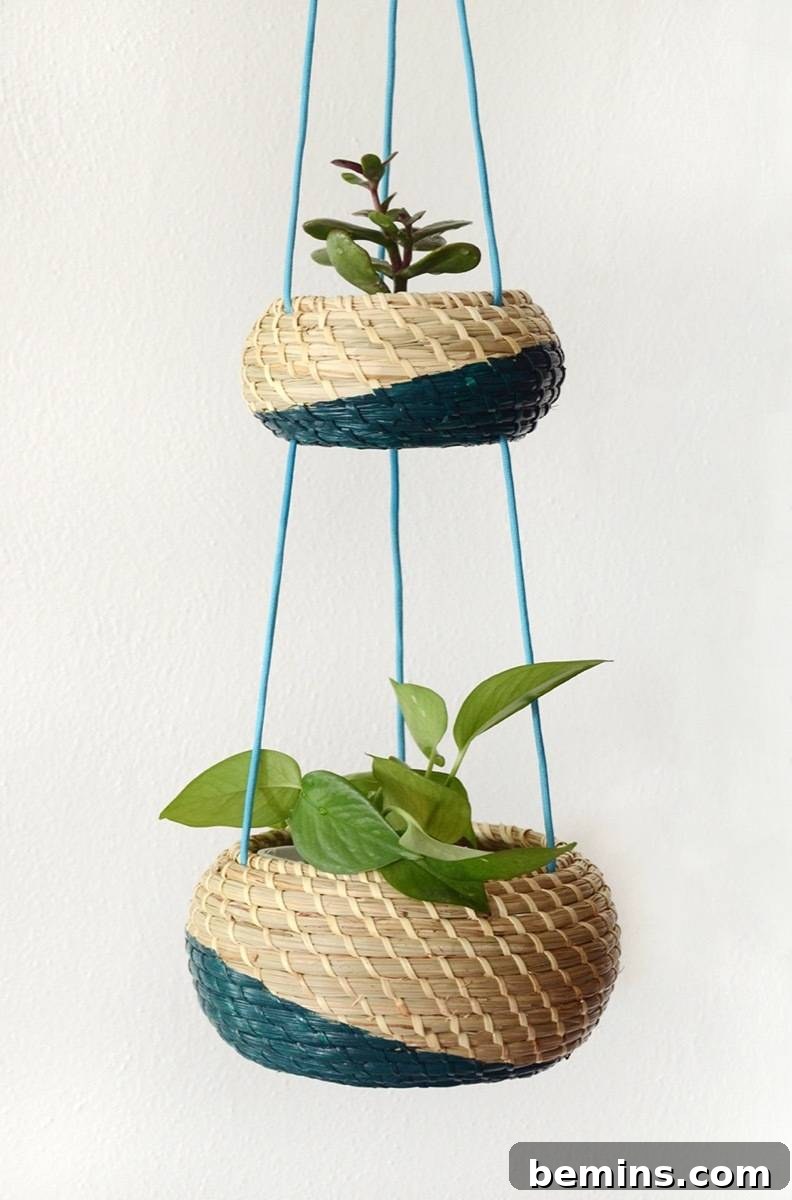 Our Top 15 DIY Projects That Shined in 2017 9 IKEA Hack: Hanging Planter Basket Set