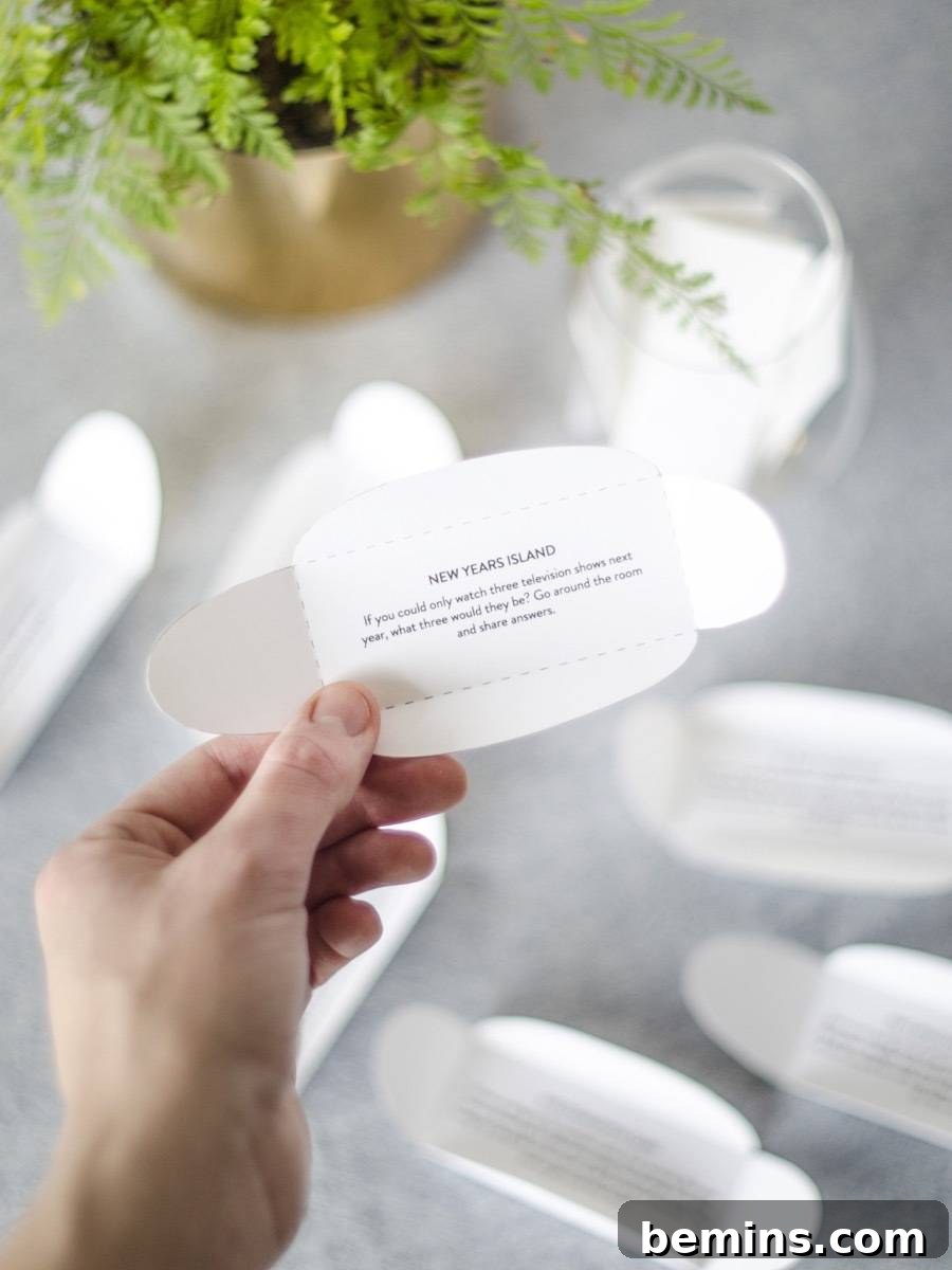 The Envelope Game: Hosting a New Year's Eve party? Worried about what to do before the ball drops? Here's a conversation-starting game to print and play