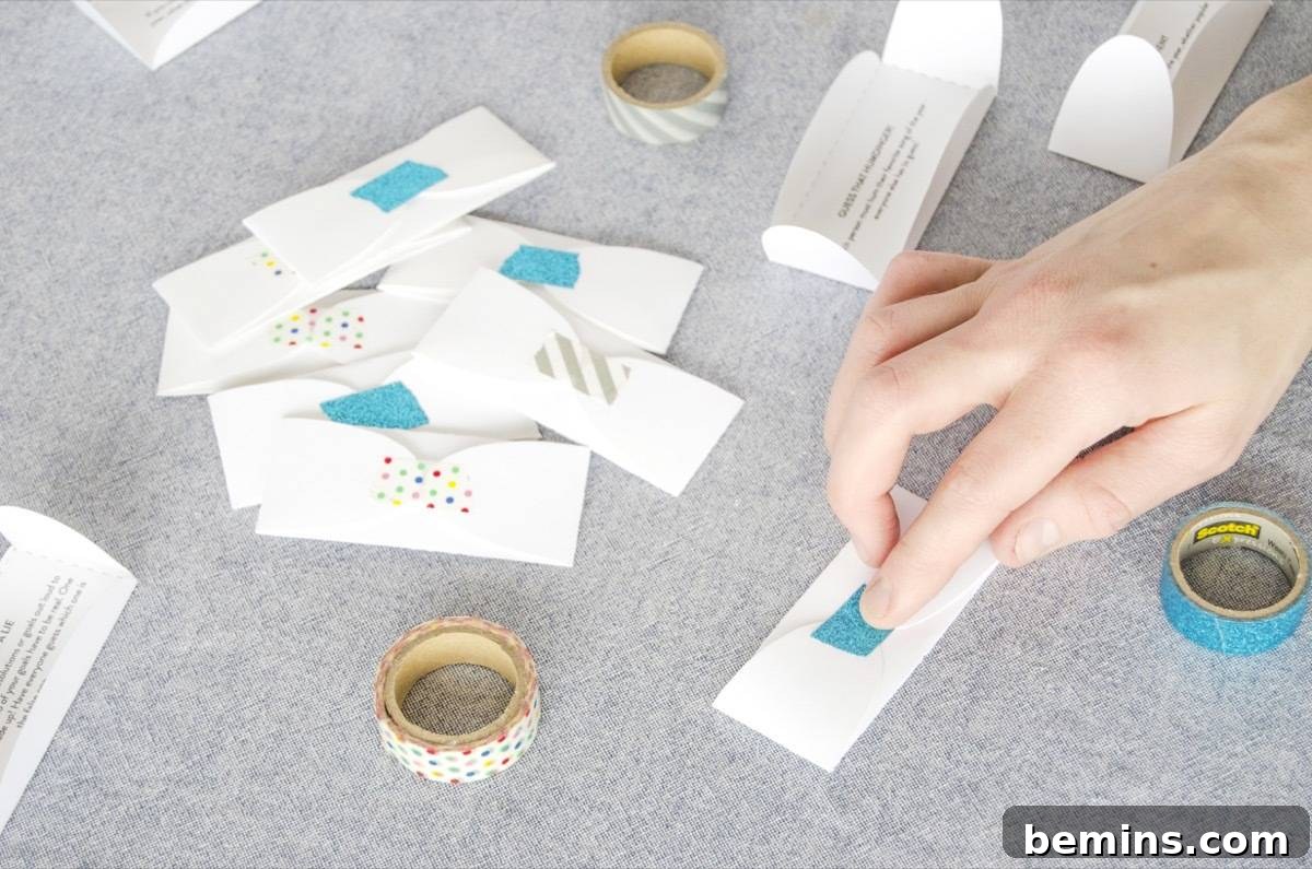 The Envelope Game | A New Years Party Printable: Step 3