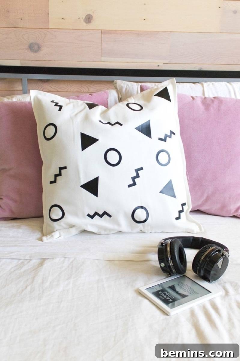 Abstract pattern pillows