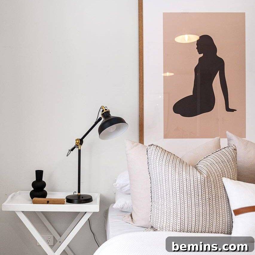 bed, furniture, interior