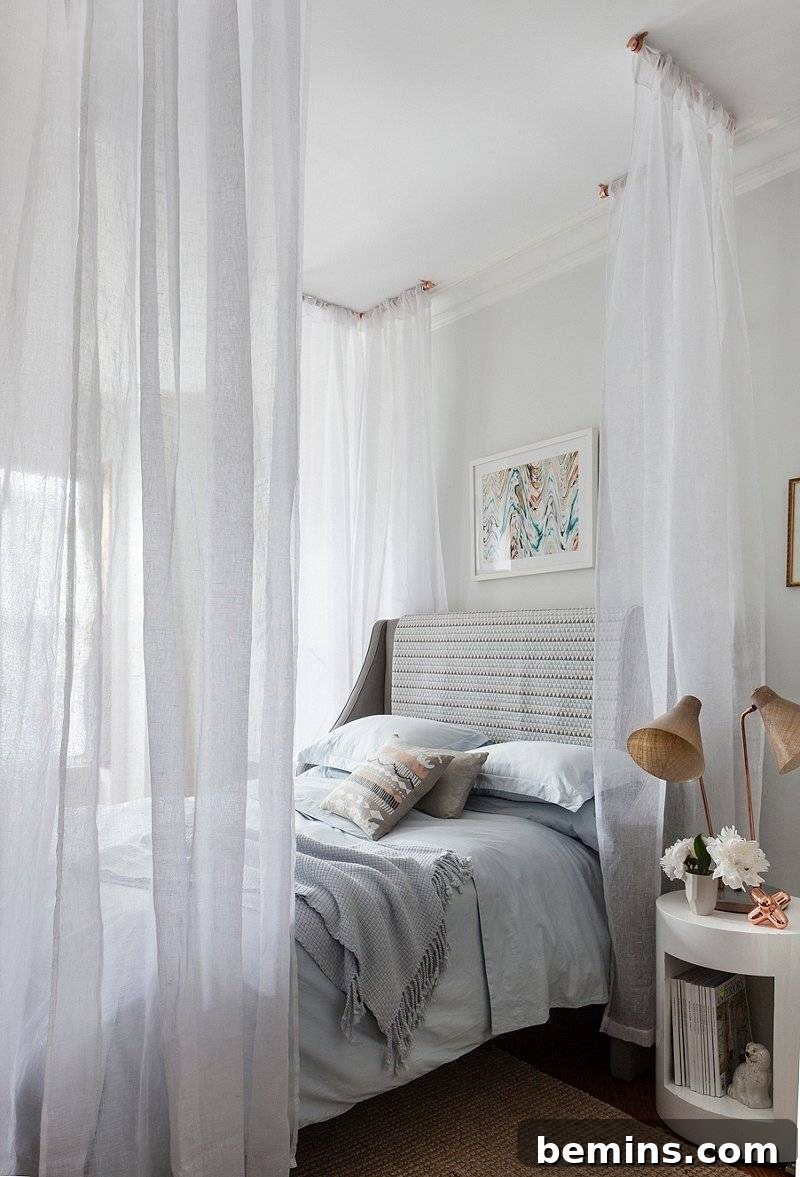 Creating a Haven: Elevate Your Bed to Ultimate Comfort 7 A cot in the bedroom