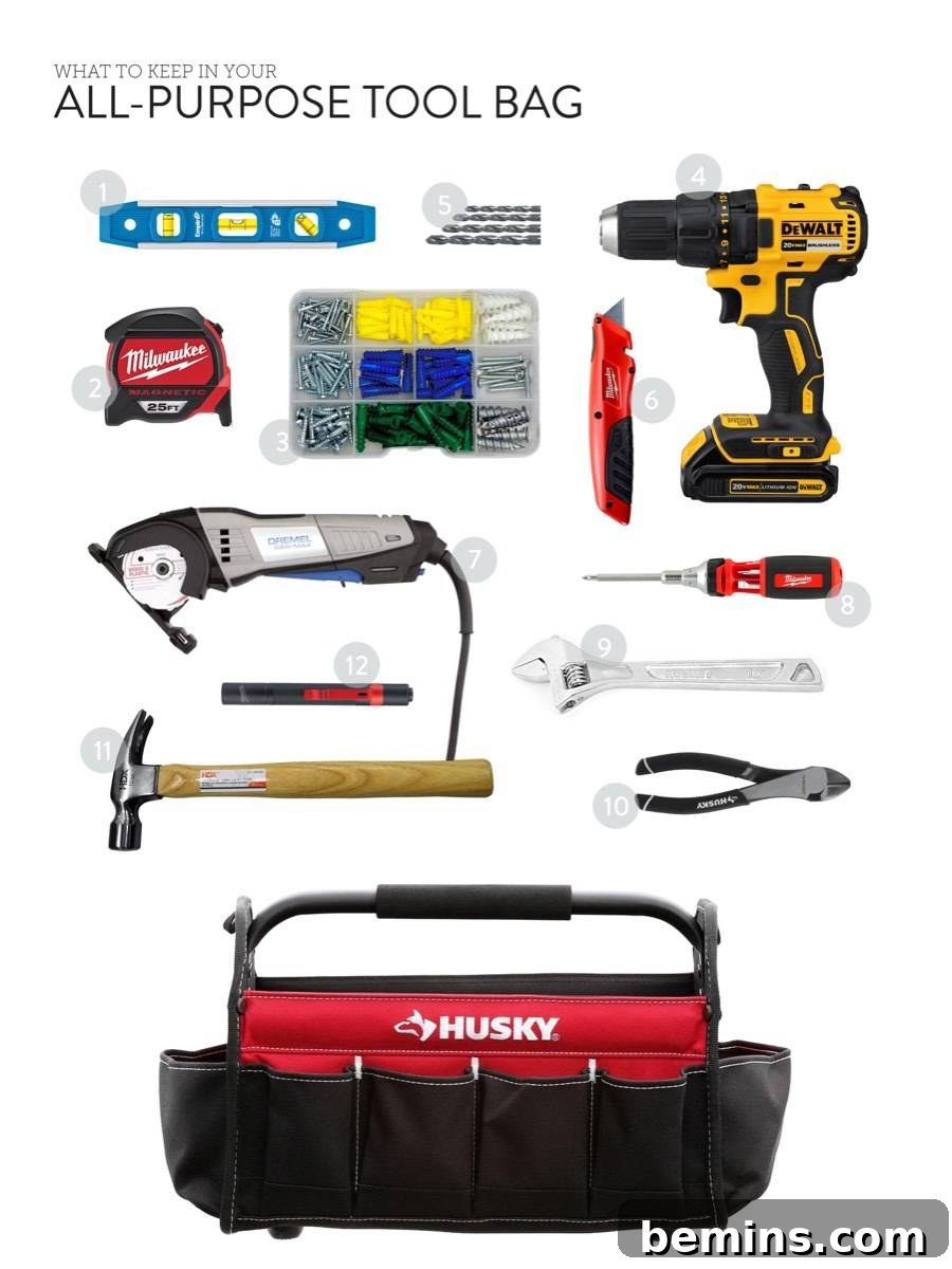 The All-Purpose Tool Bag: Your Go-To for General Repairs