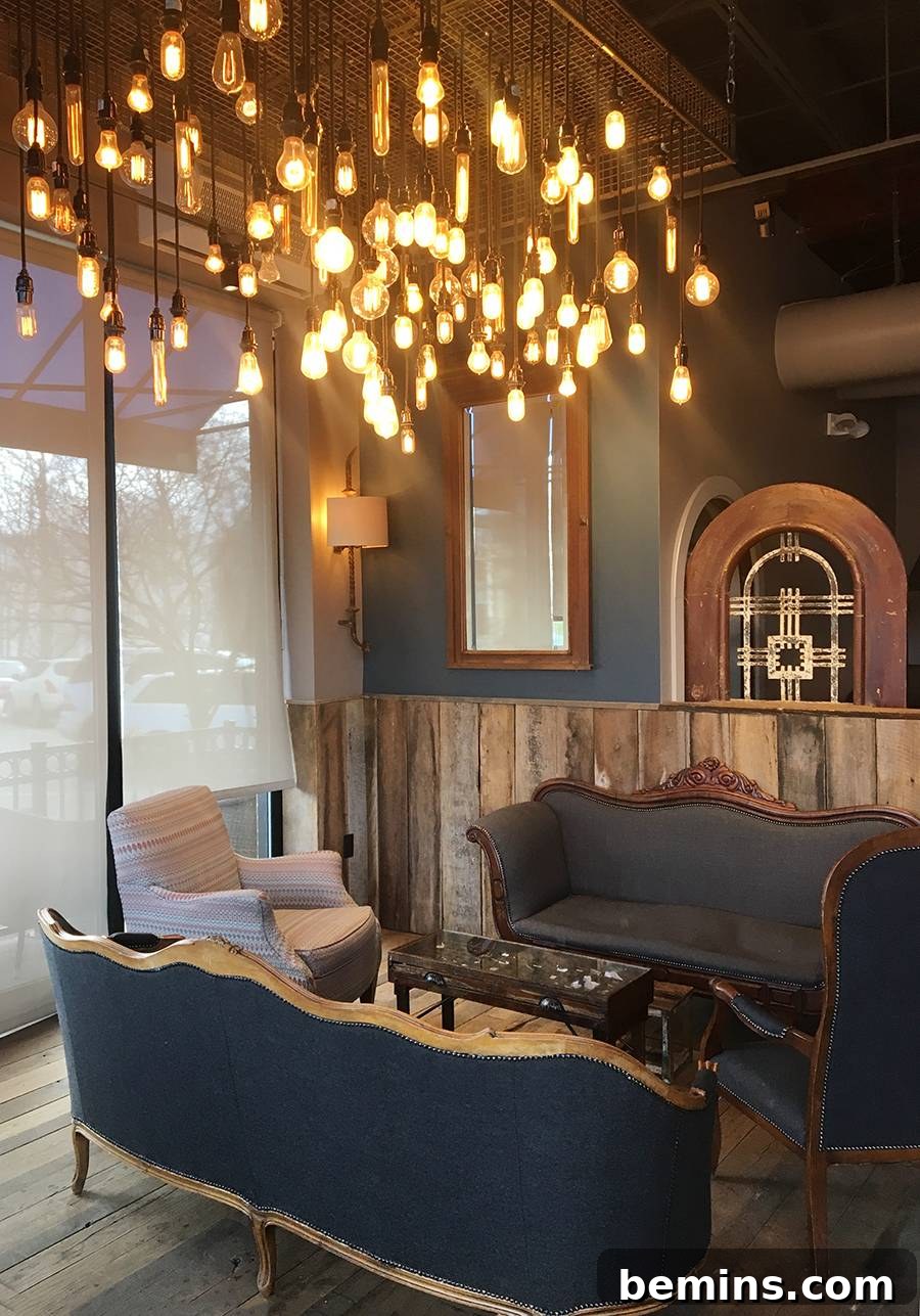 Eclectic yet Cohesive Interior Design in a Coffee Shop