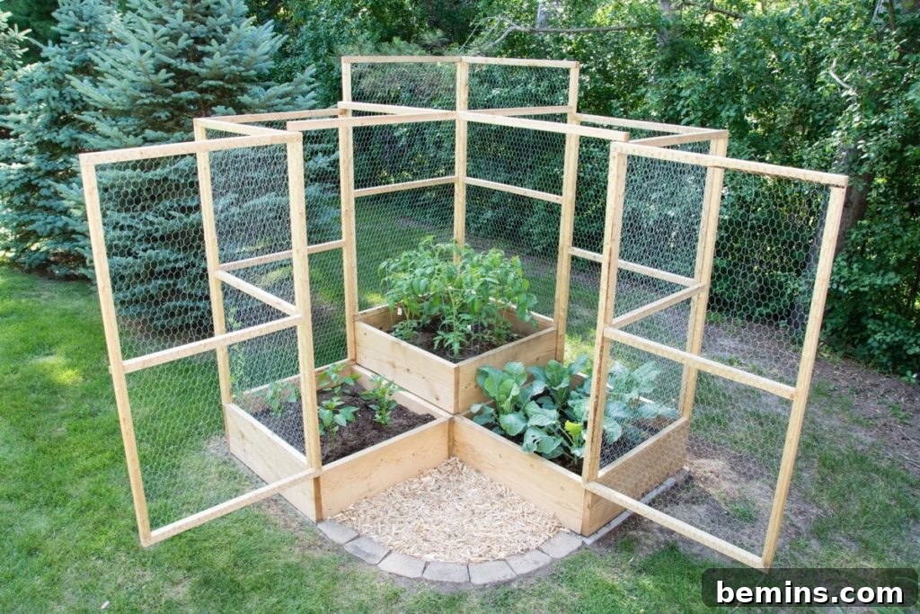 Modular Critter-Proof Vegetable Garden