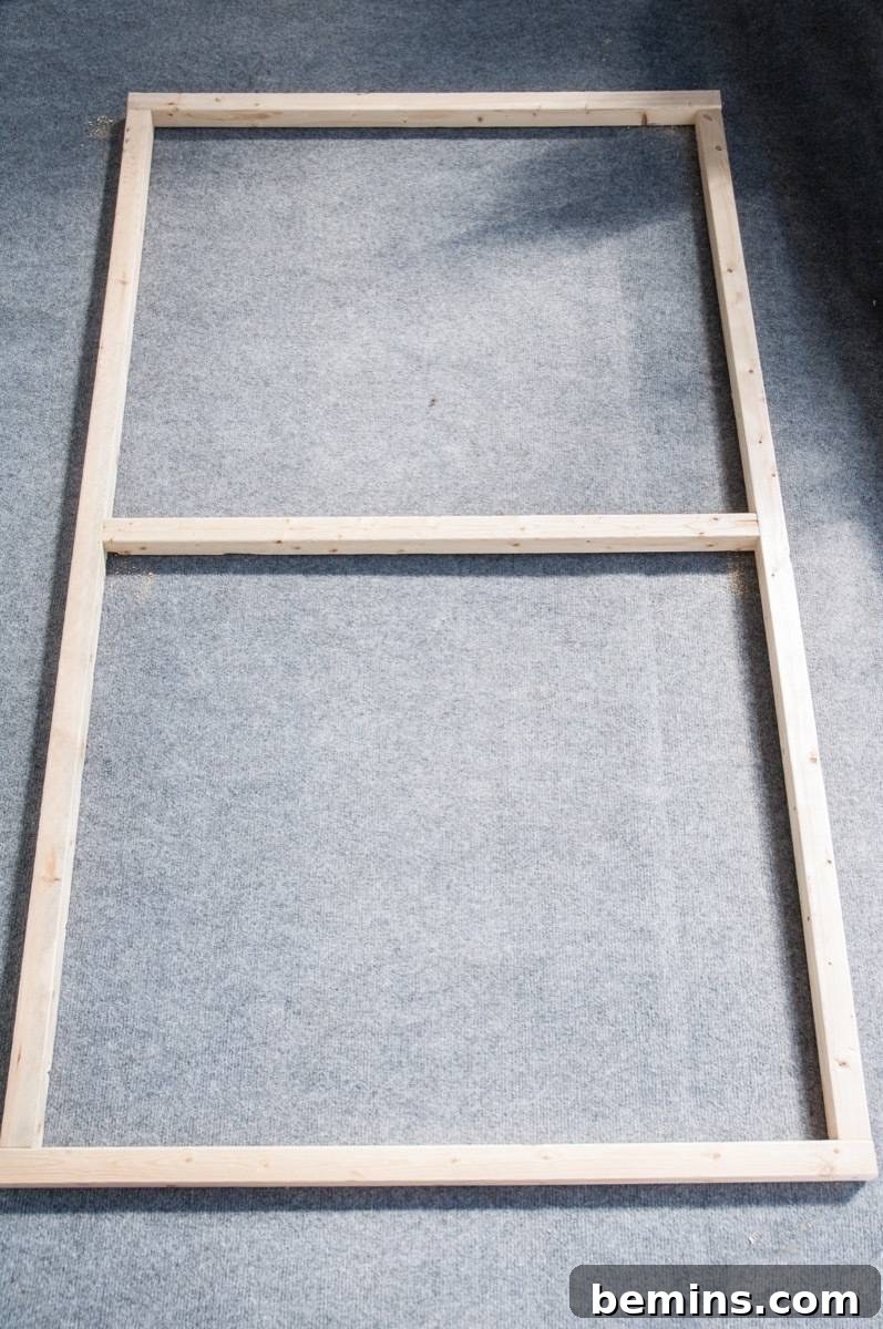 Assembling the Fence Panel Frames