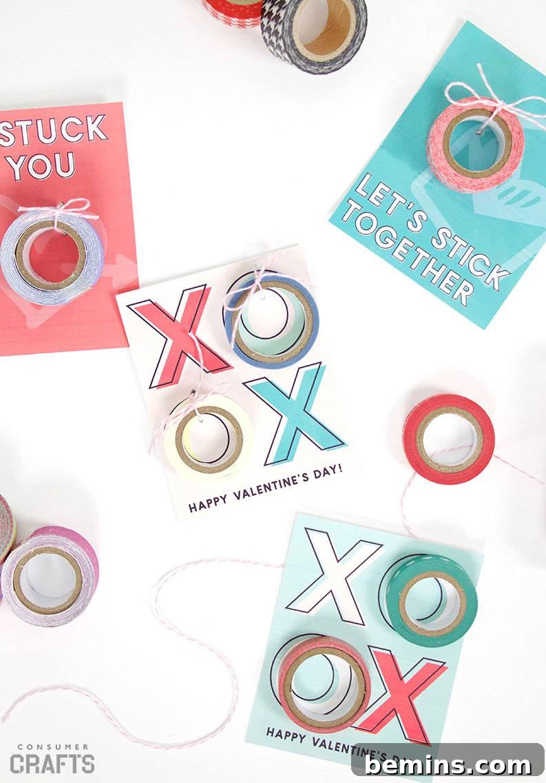 Beyond the Box: 25 Heartfelt Valentines Your Loved One Will Cherish 26 Red, white and blue X's and O's are sitting on a white surface.