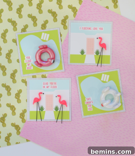 Beyond the Box: 25 Heartfelt Valentines Your Loved One Will Cherish 5 Four unique, homemade Valentine's cards.