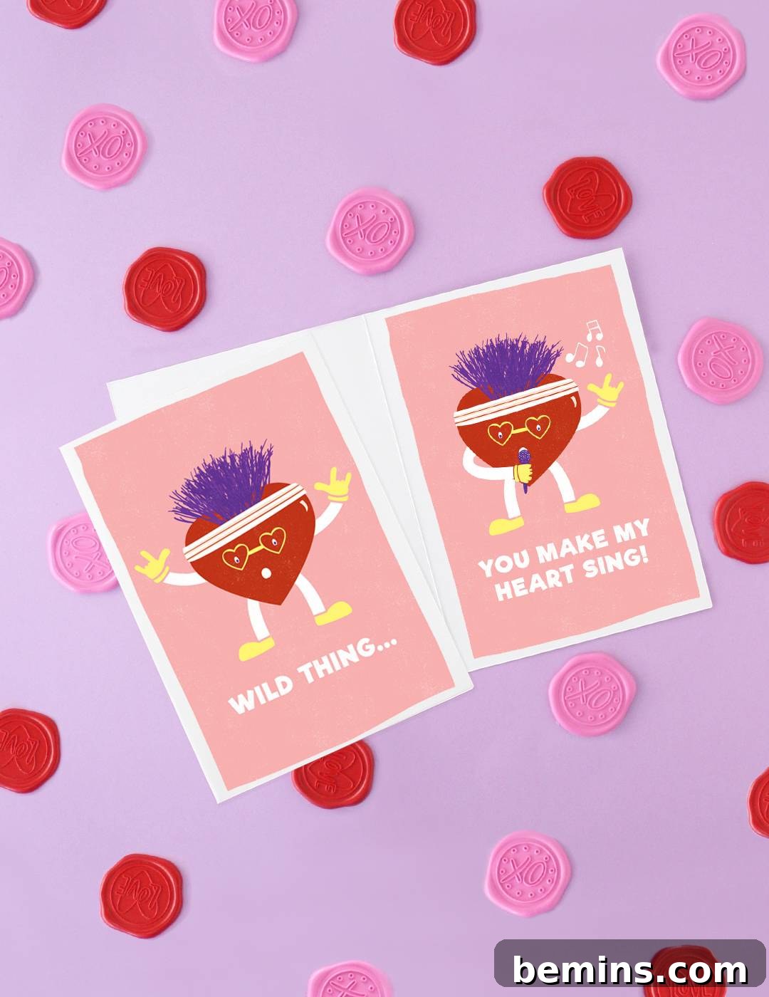 Beyond the Box: 25 Heartfelt Valentines Your Loved One Will Cherish 6 Valentines day cards on a purple, pink, and red background.