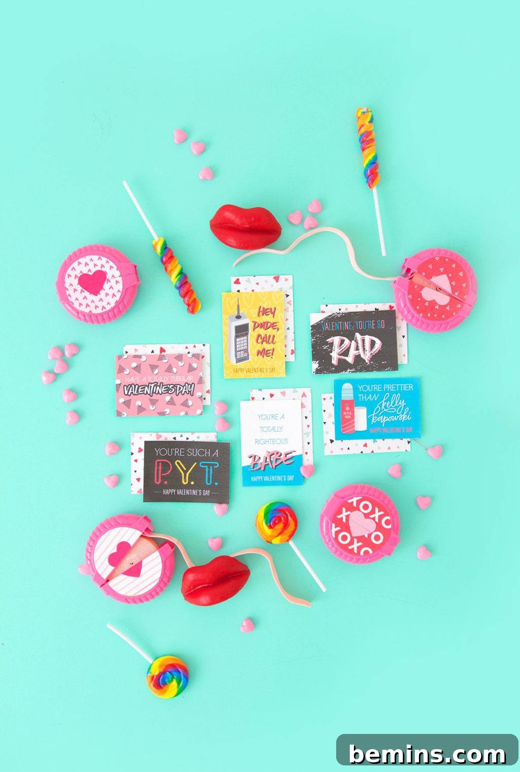 Beyond the Box: 25 Heartfelt Valentines Your Loved One Will Cherish 8 Valentine's day cards and candies.