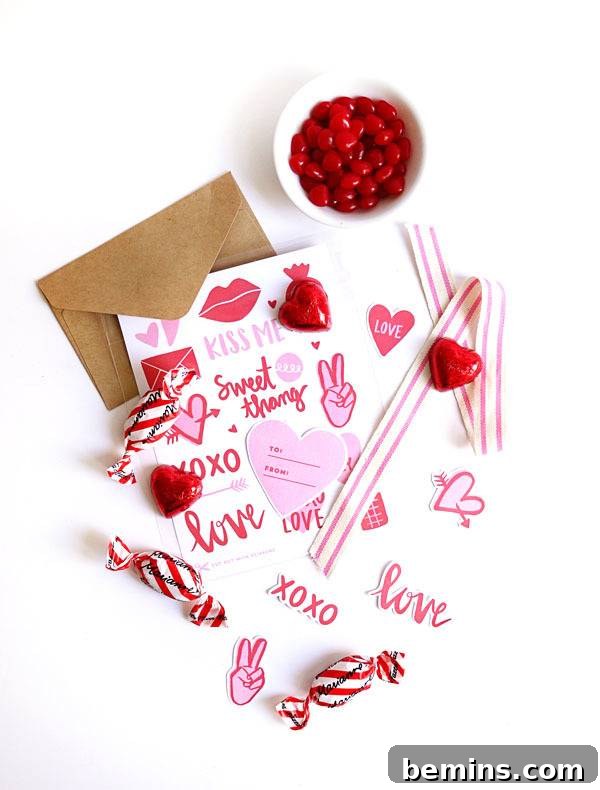 Beyond the Box: 25 Heartfelt Valentines Your Loved One Will Cherish 10 Valentine’s day card and candy treats.