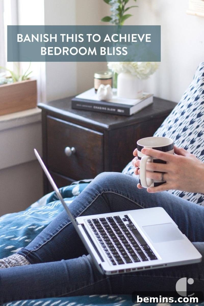 Get Rid of This Bedroom Eyesore Now 6 Technology-Free Bedroom Tips for Blissful Sleep