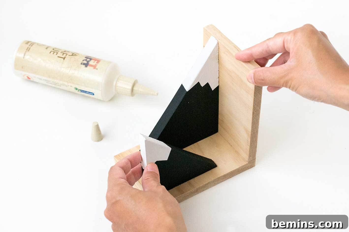 Painting the rest of the triangles black