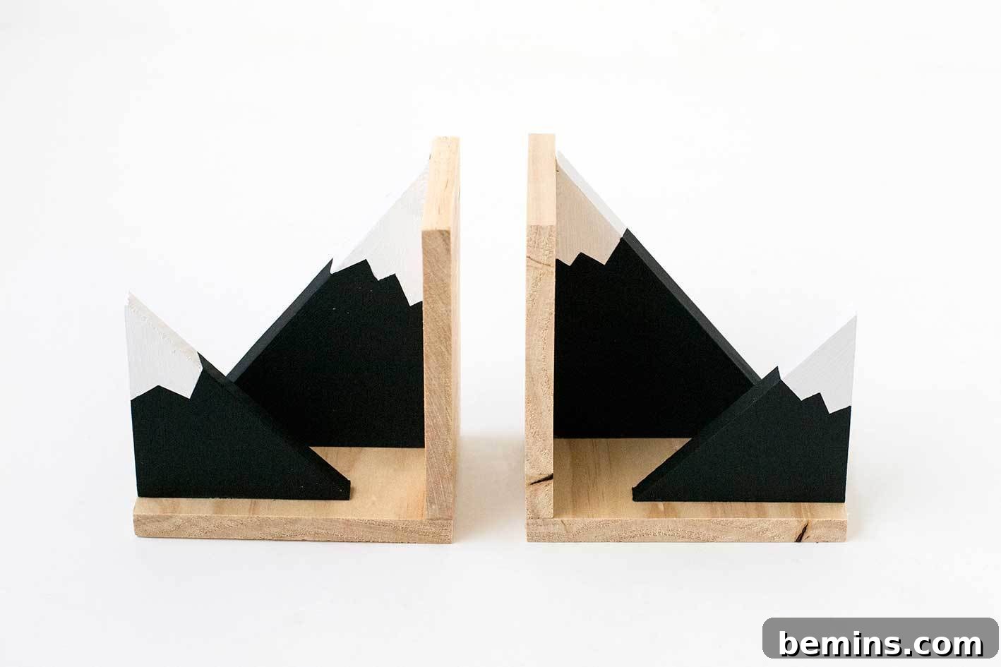 Gluing the mountains to the bookend
