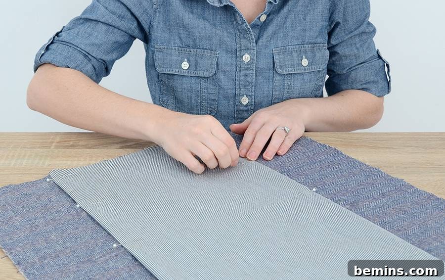 Anthropologie-Inspired DIY Pillow Project 5 Begin by making the front panel