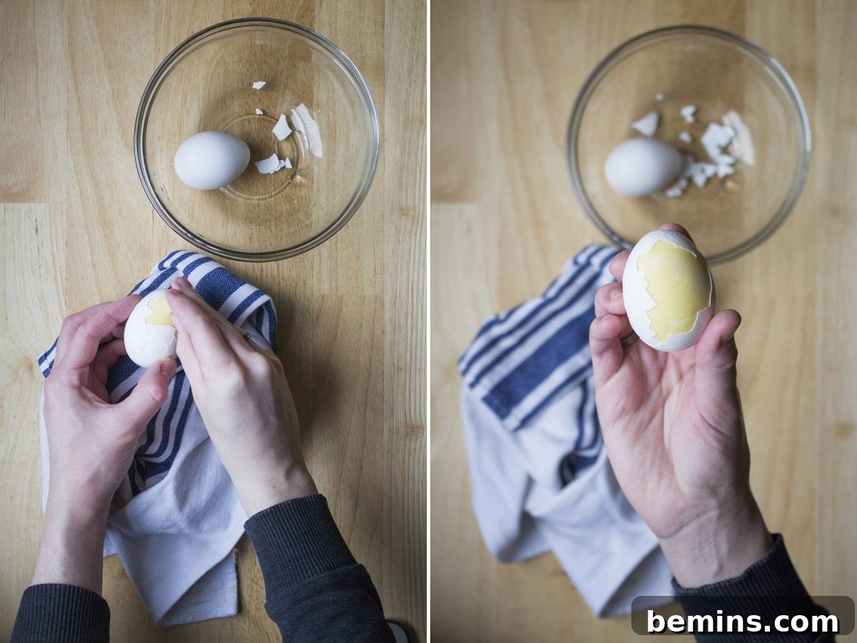 Golden Easter Eggs: Step 4 - Peeling and Enjoying Your Unique Eggs