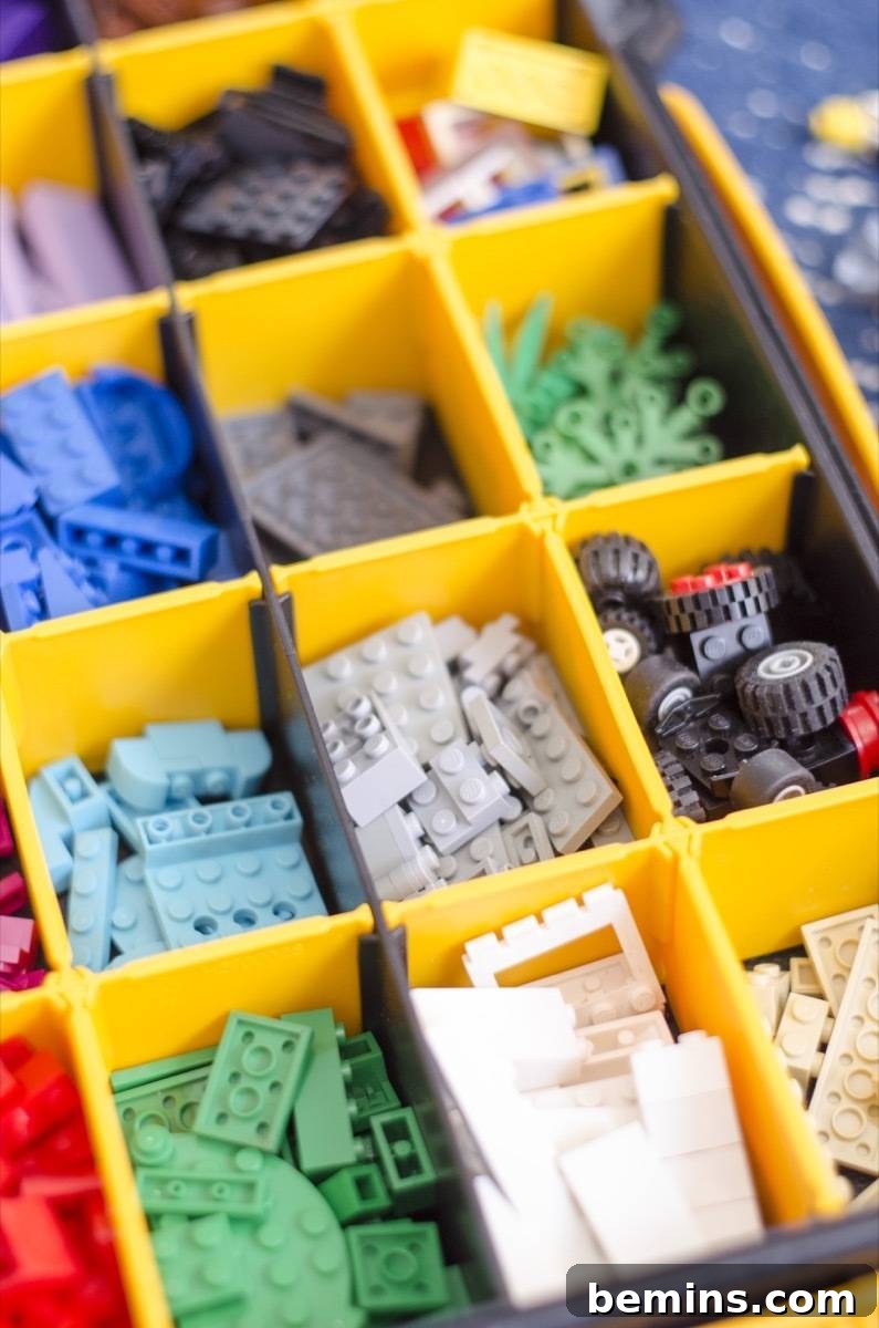 LEGO Organization: The DeWalt Small Parts Organizer - A Perfect Match