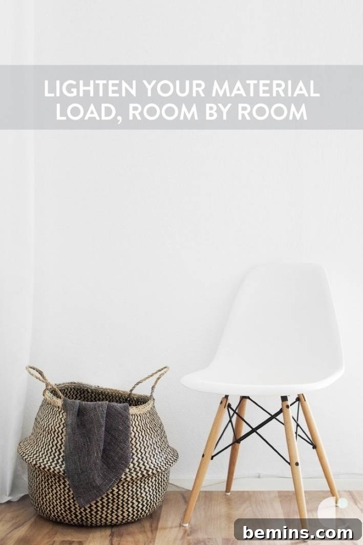How to thin out your material possessions