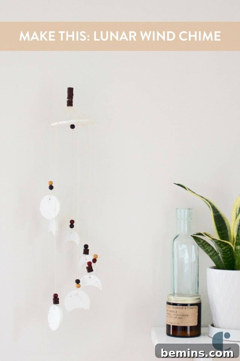 Oven-Bake Clay Wind Chime Tutorial: DIY Home Decor