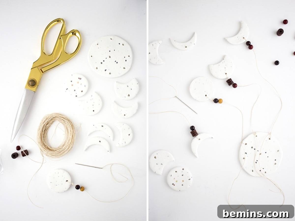 Sewing Tools for Assembling the Lunar Wind Chime