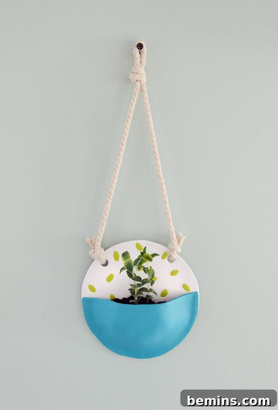 Effortless Green: DIY Vertical Garden Pockets 9 Baked Polymer Clay Plant Pocket