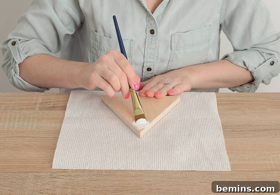 Cutting Wood Pieces for DIY Napkin Holder