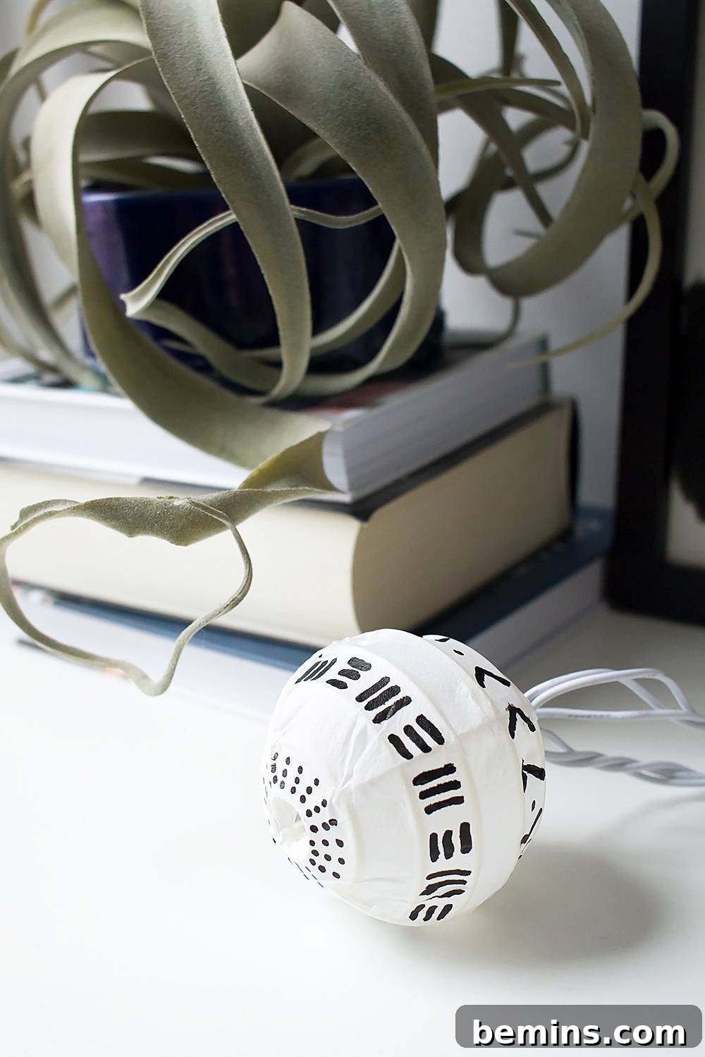 DIY Mud Cloth Paper Lanterns