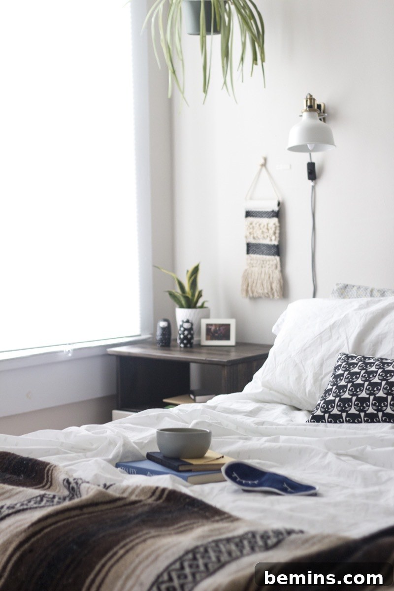 Woman peacefully sleeping in bed - the key to a good night's rest