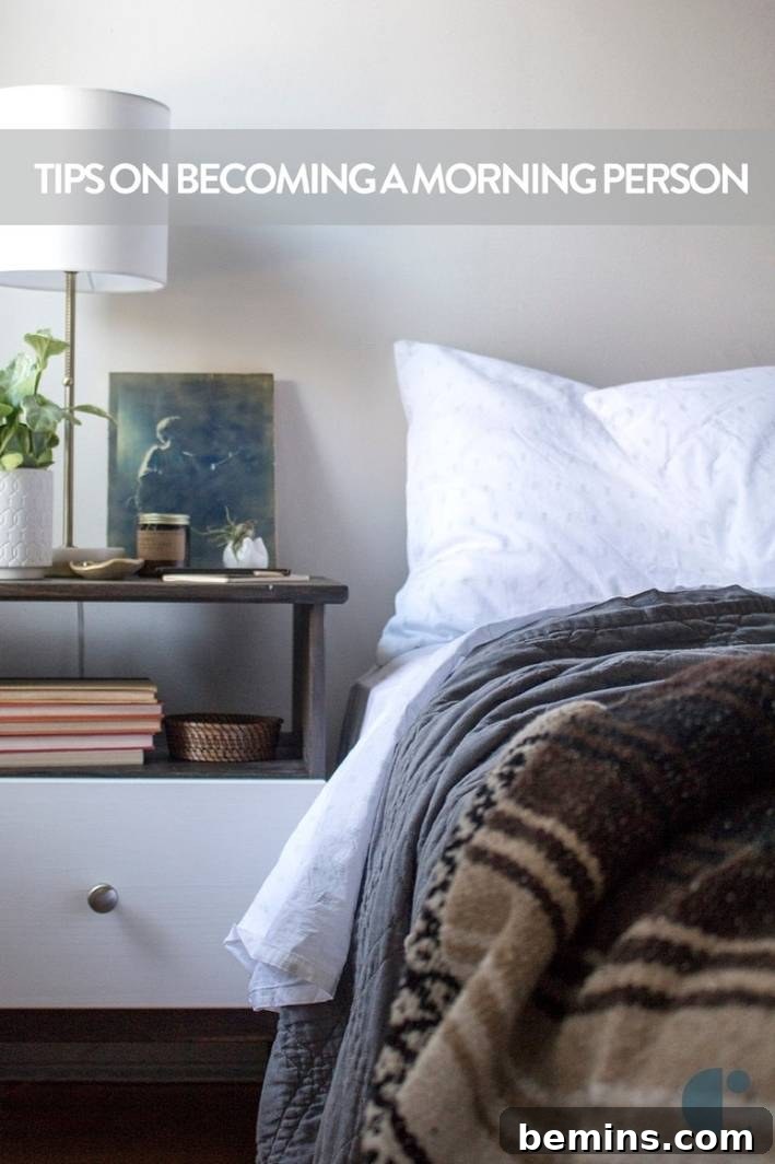 Tips on how to become a morning person
