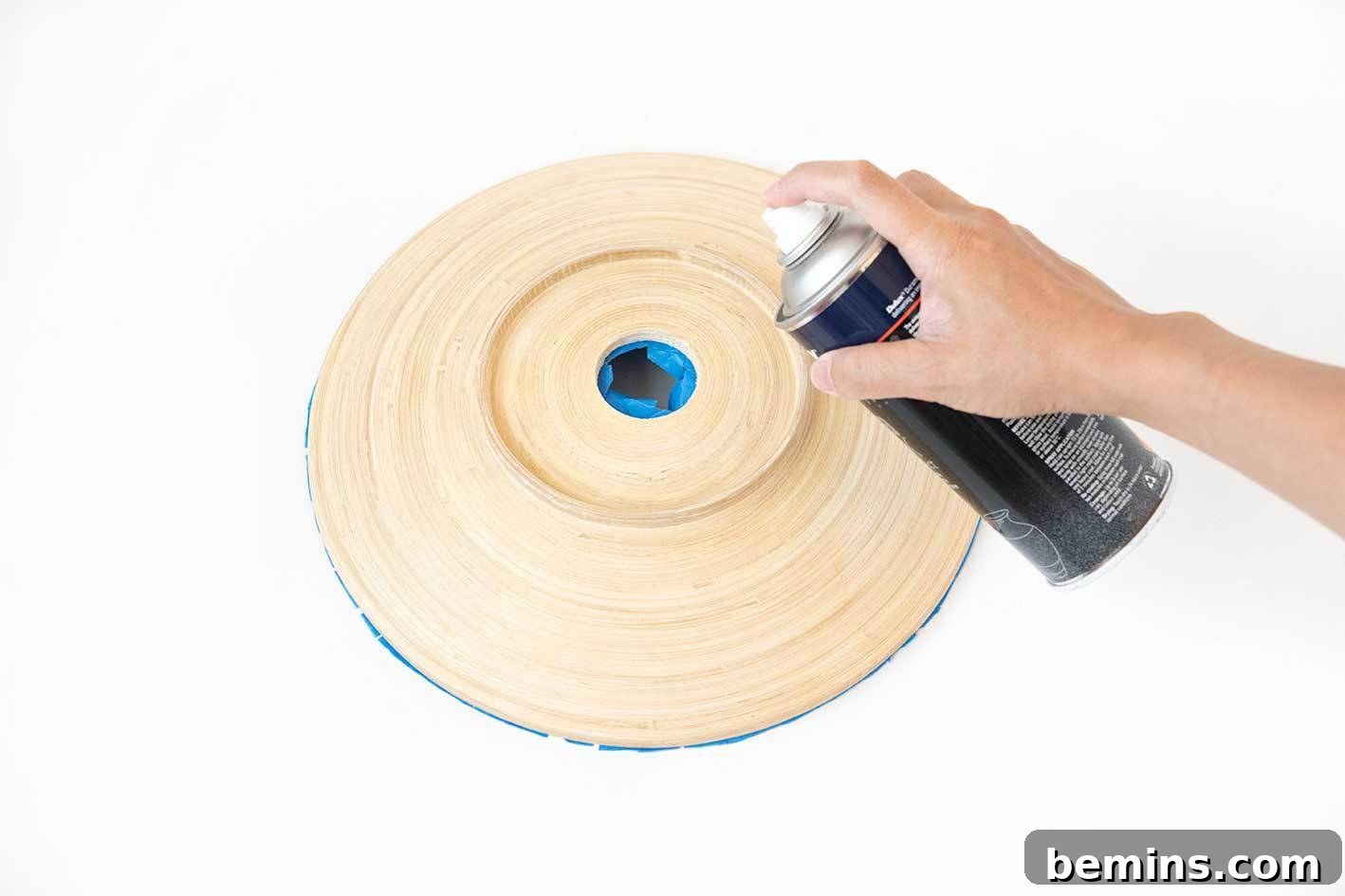 Spray Painting IKEA Bowl