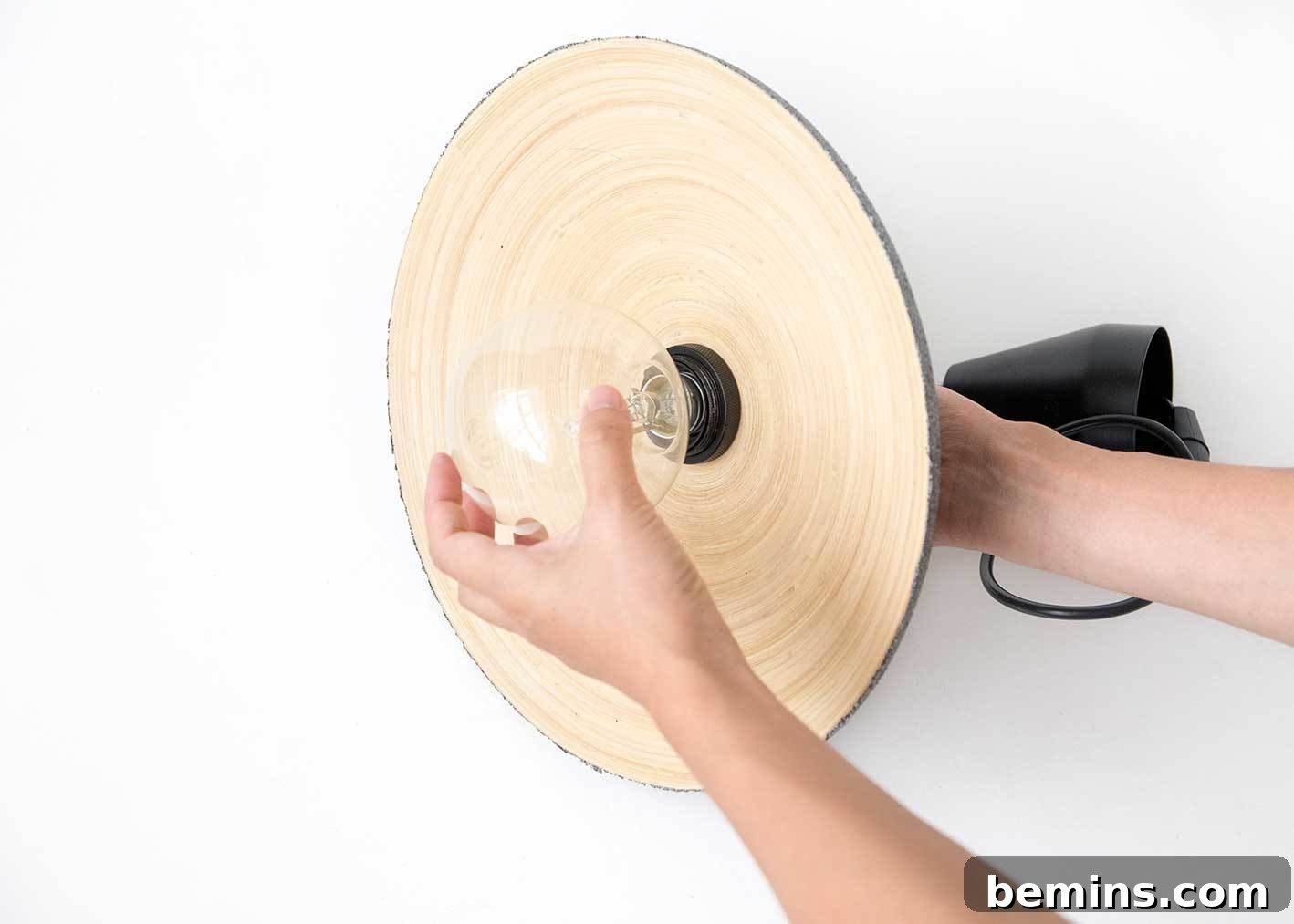 Installing Light Bulb