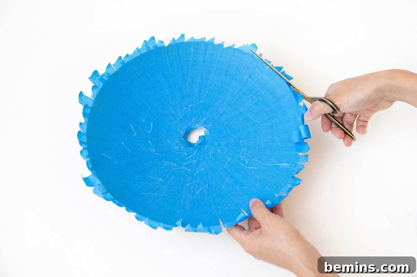 Painter's Tape Applied to IKEA Bowl
