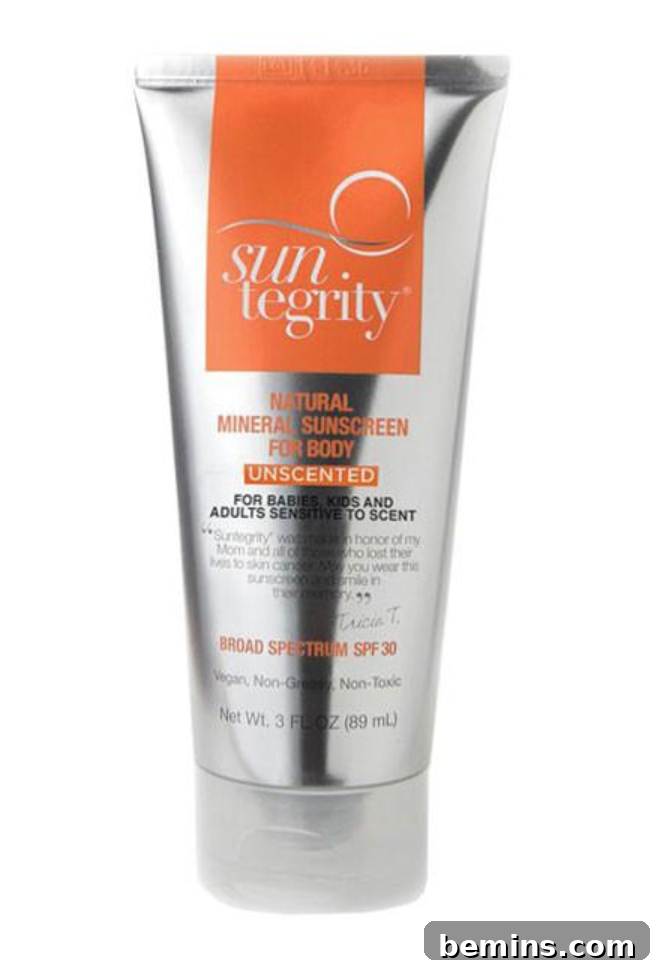 A body sunscreen.