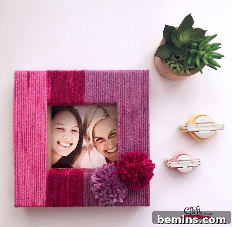 Picture frame makeover ideas - Photo via Craft Warehouse