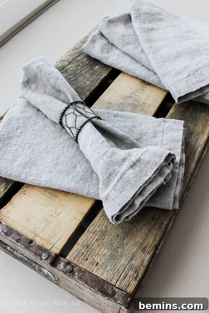 DIY Linen Napkins/Placemats