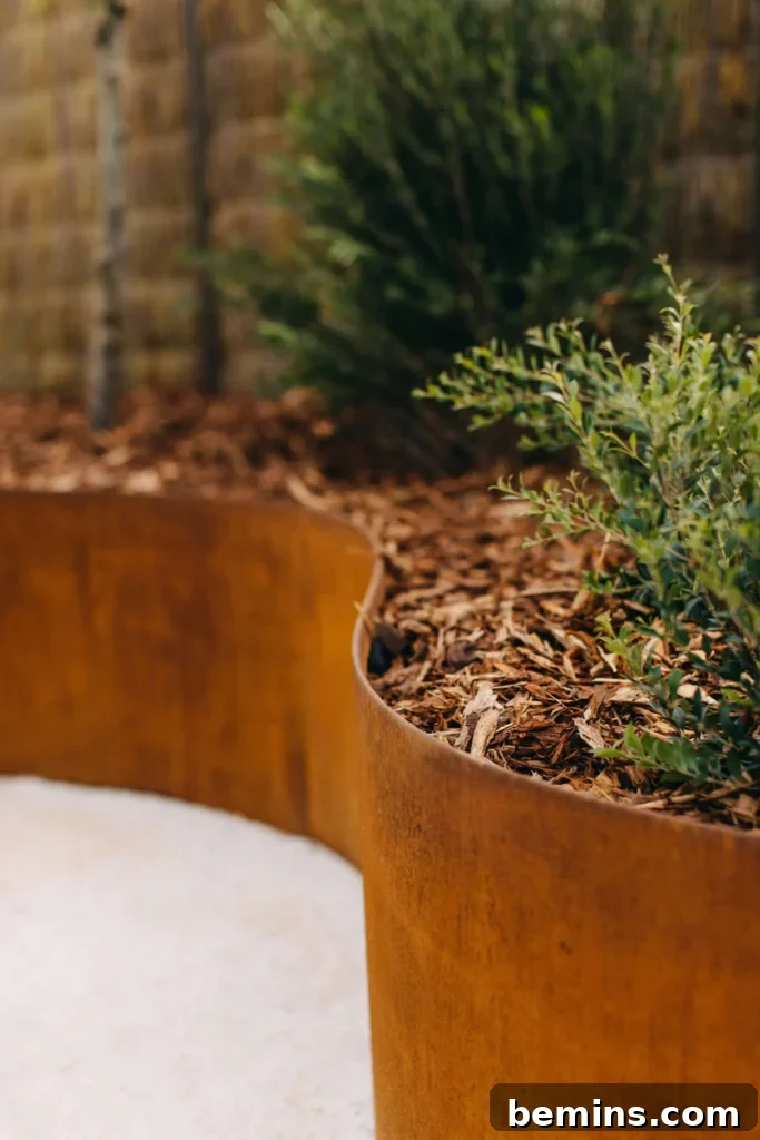 Weathering Steel Edging