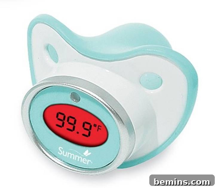 Pacifier Thermometer for Easy Temperature Checks