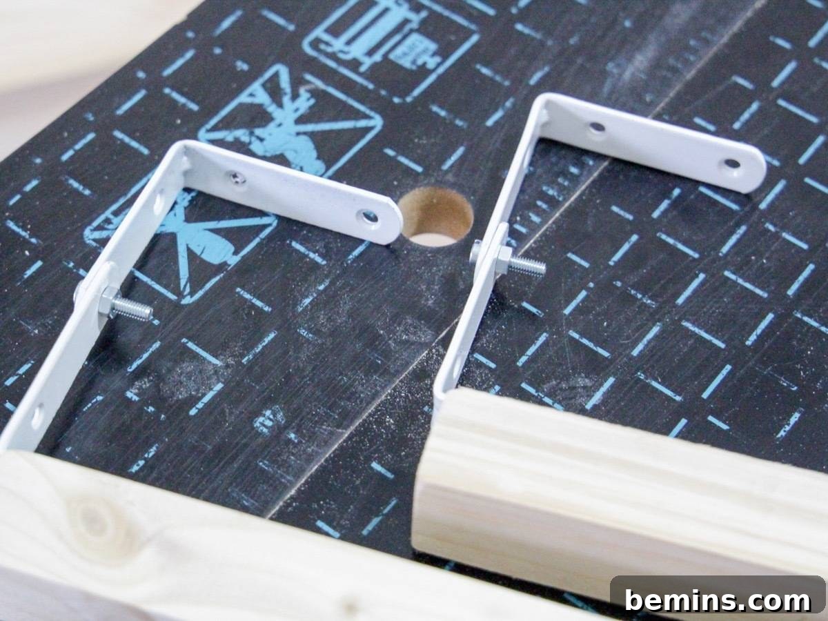 Step 4: Form U-Shape with Corner Braces