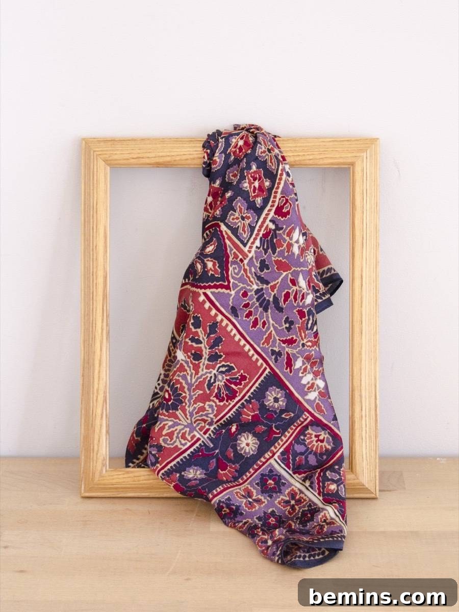 Textile Wall Art: Using Thrifted Scarves to Create Unique Gallery Wall Pieces