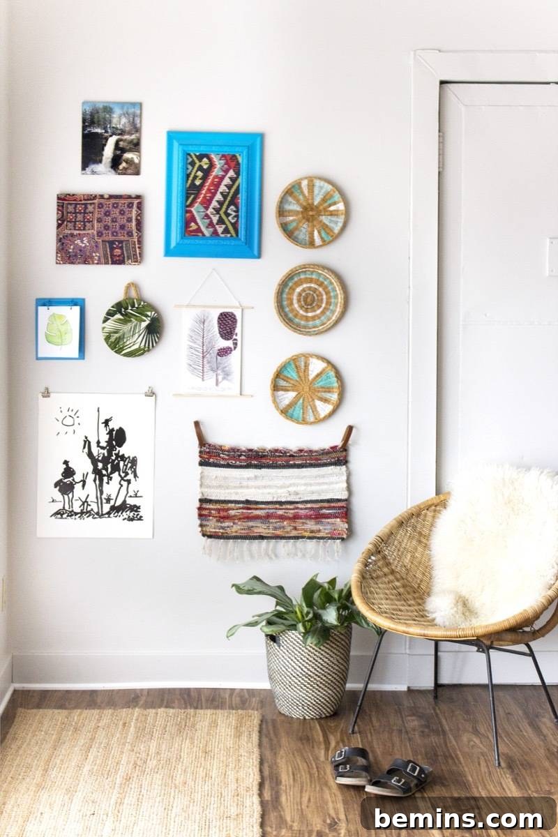 Thrifted Gallery Wall: A Collection of Unique and Affordable Art