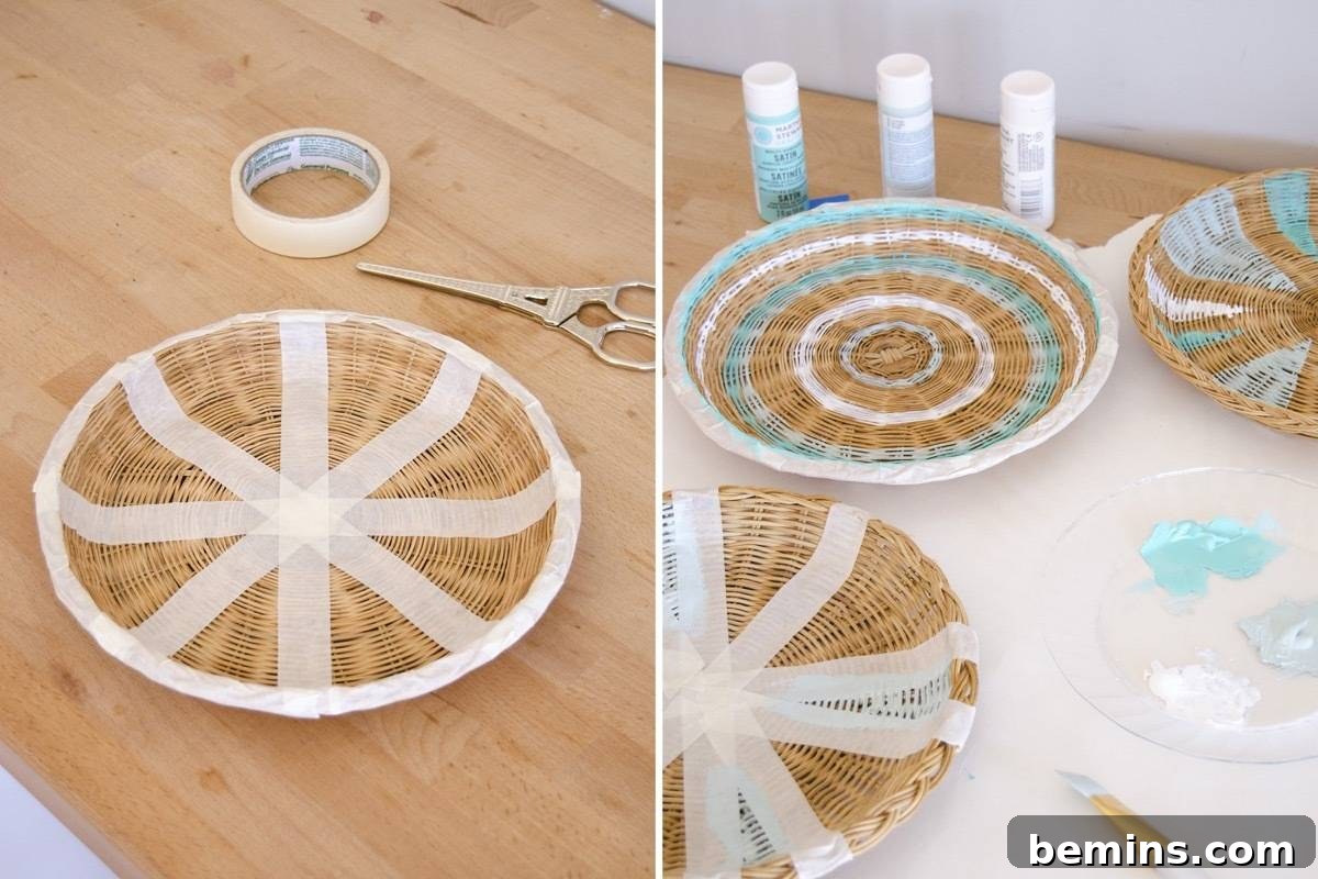 Baskets as Wall Decor: Repurposing Kitchen Items for a Unique Gallery Wall