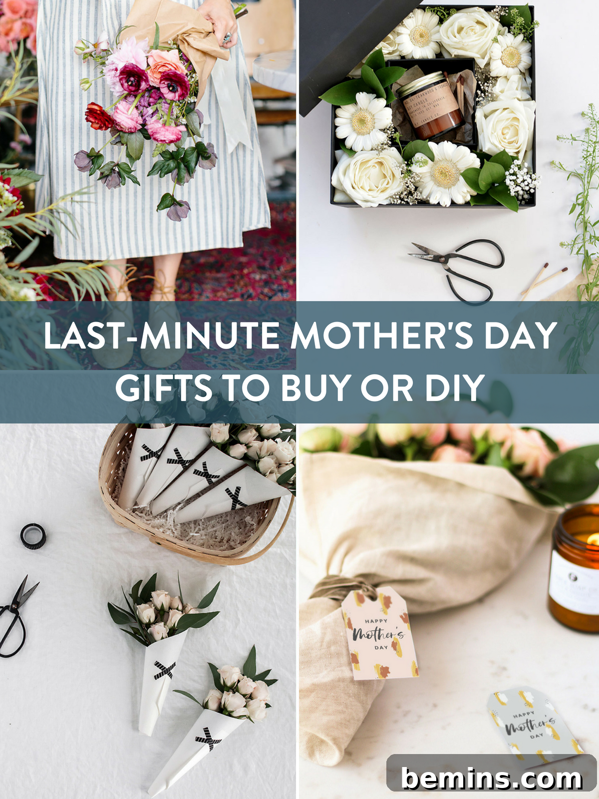 Last Minute Mother's Day Gift Ideas - Share on Pinterest!