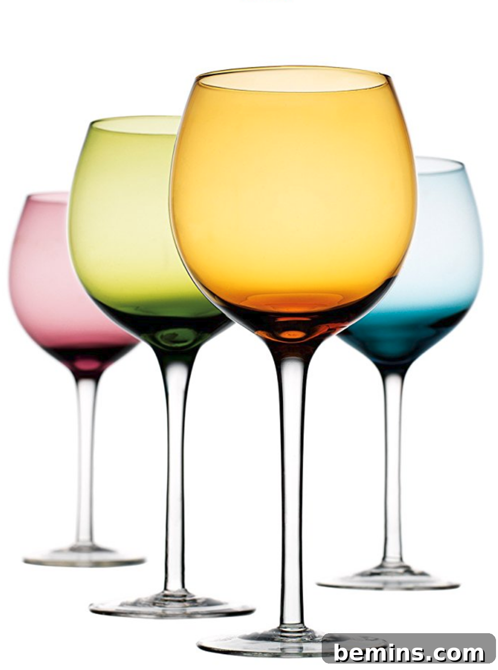 Home Essentials Tuscana Wine Glasses - A Colorful Addition to Her Kitchen